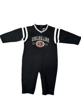 Mighty Mac Sports Colorado Buffaloes Embroidered Baby Romper 18M NCAA Football